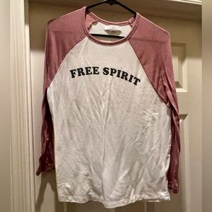 🎉FREE W/PURCHASE🎉 Spiritual Gangster-Baseball Tee-FREE SPIRIT